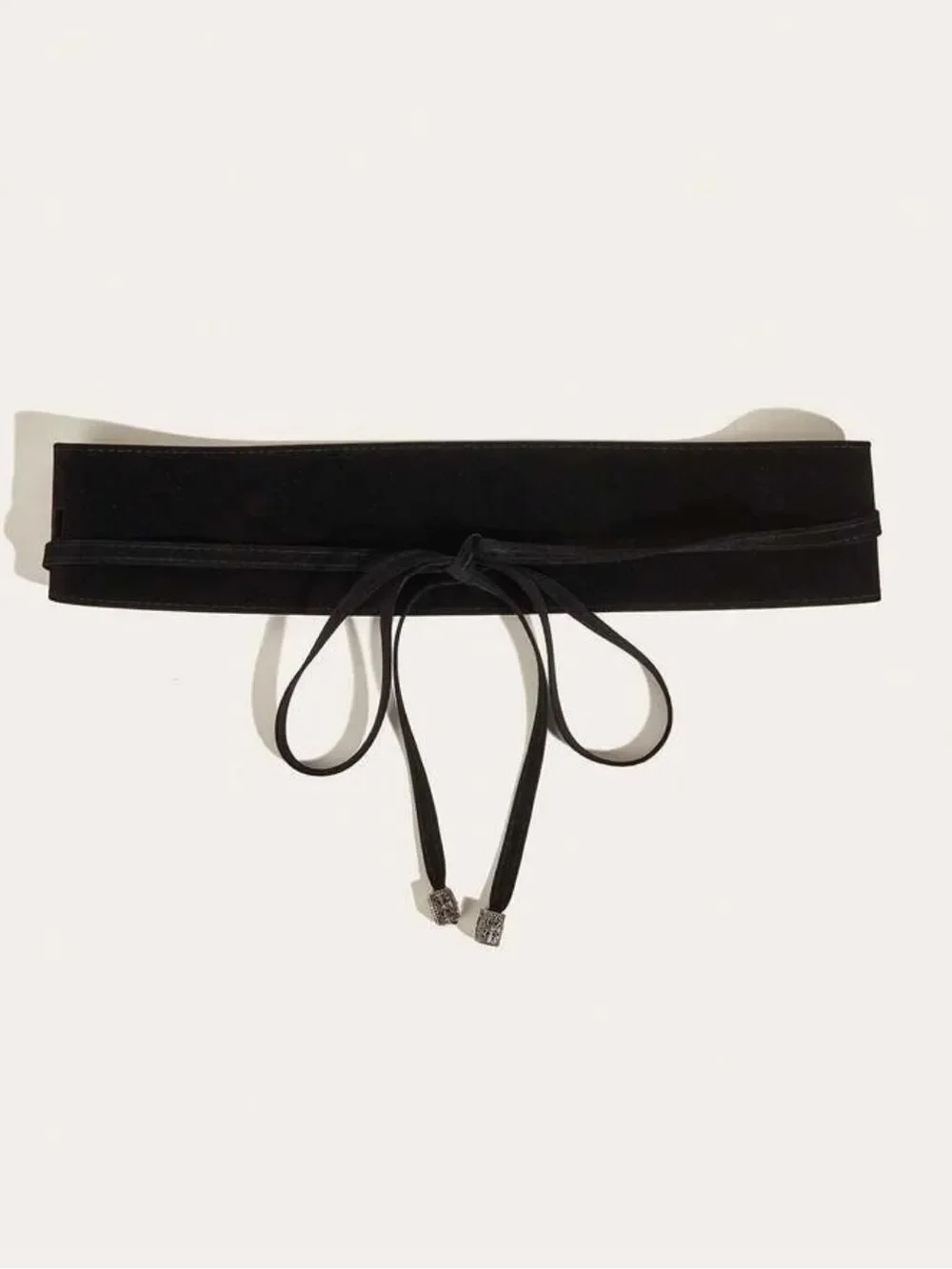 Black boho belt S1426